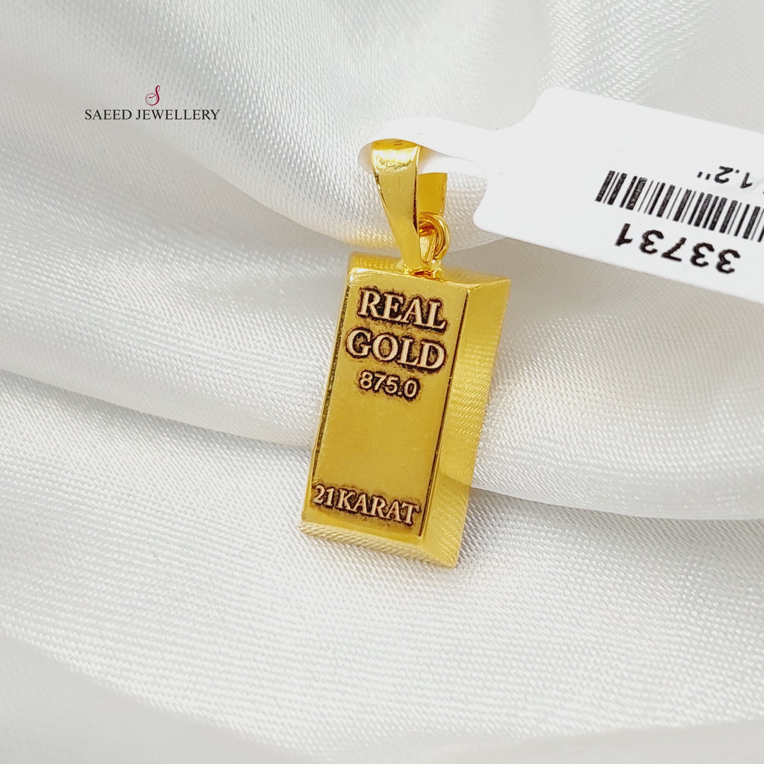 21K تعليقة اونصه-مجوهرات الشيخ سعيد-Saeed Jewelry 