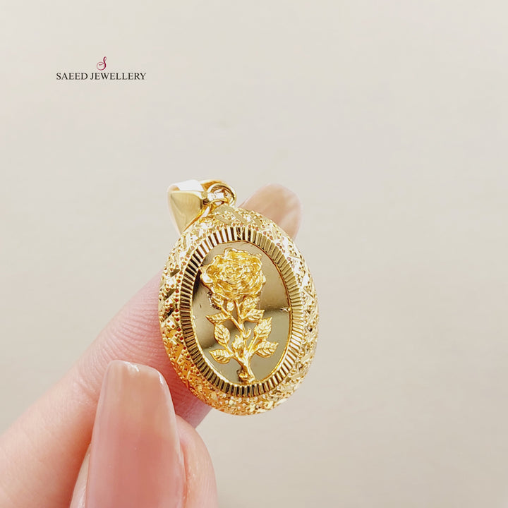 21K تعليقة اونصه-مجوهرات الشيخ سعيد-Saeed Jewelry 