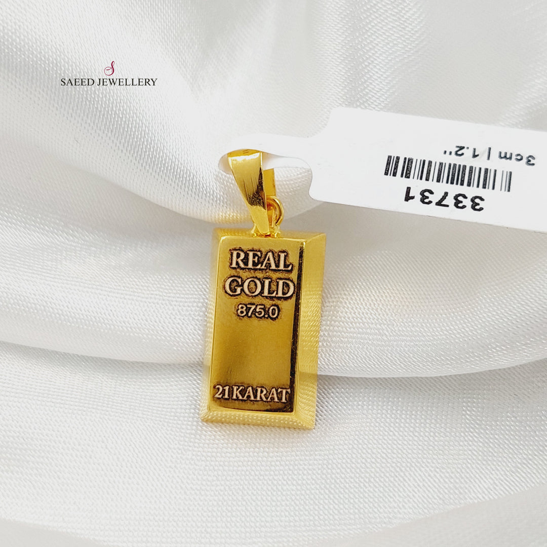 21K تعليقة اونصه-مجوهرات الشيخ سعيد-Saeed Jewelry 