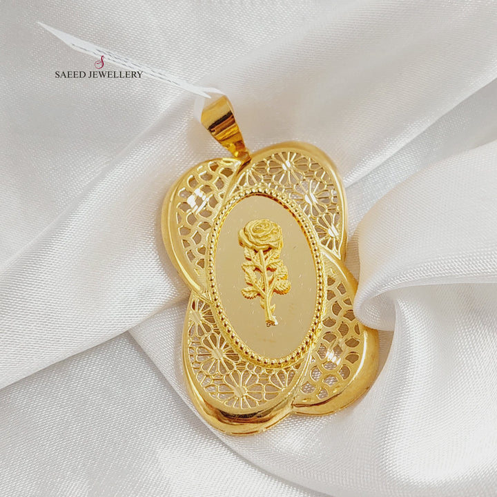 21K تعليقة اونصه-مجوهرات الشيخ سعيد-Saeed Jewelry 