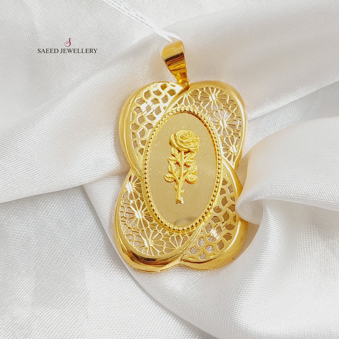 21K تعليقة اونصه-مجوهرات الشيخ سعيد-Saeed Jewelry 