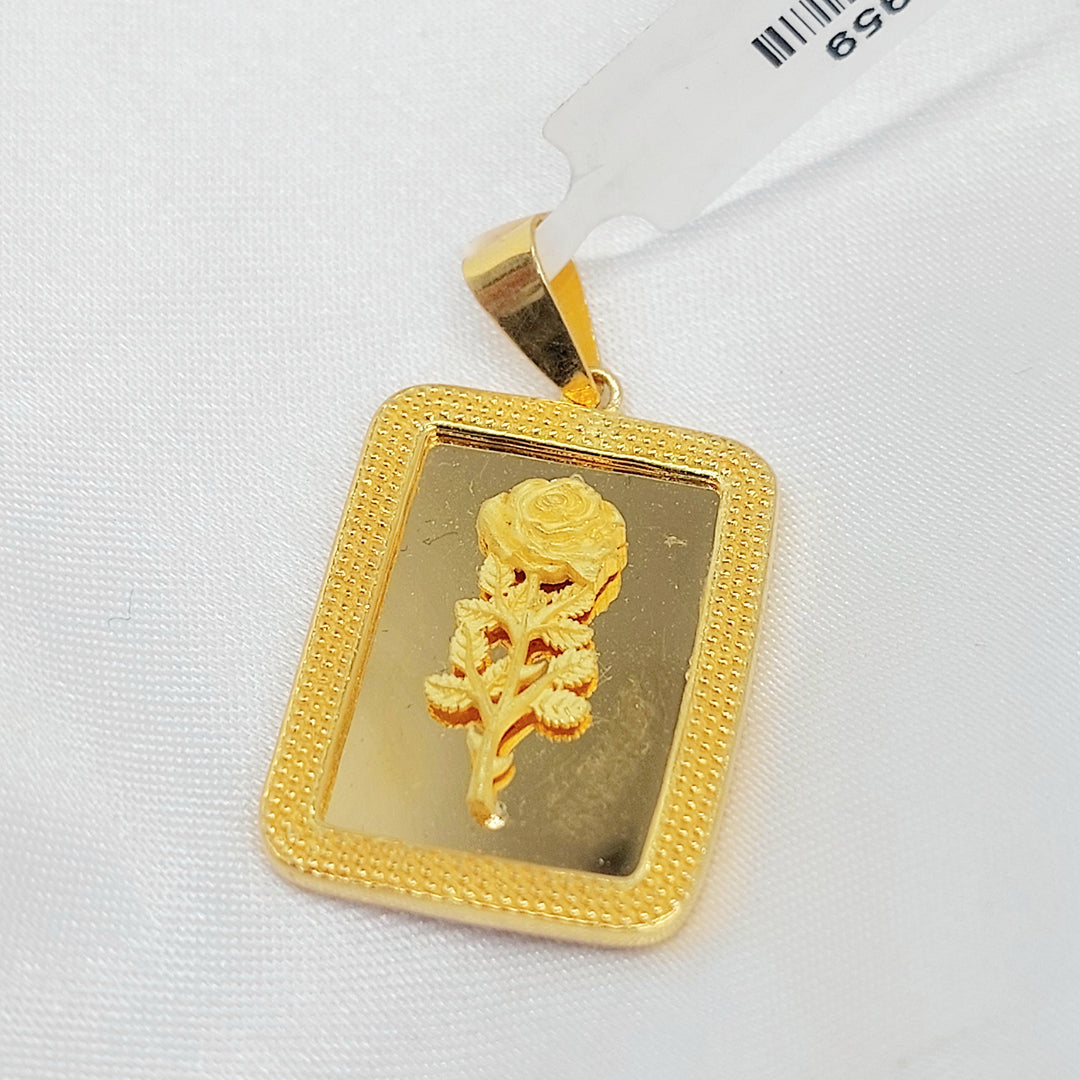 21K تعليقة اونصه-مجوهرات الشيخ سعيد-Saeed Jewelry 