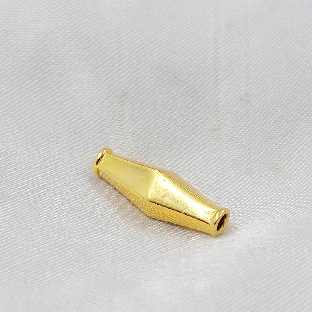 Plain Olive Pendant Made of 21K Gold by Saeed Jewelry 
