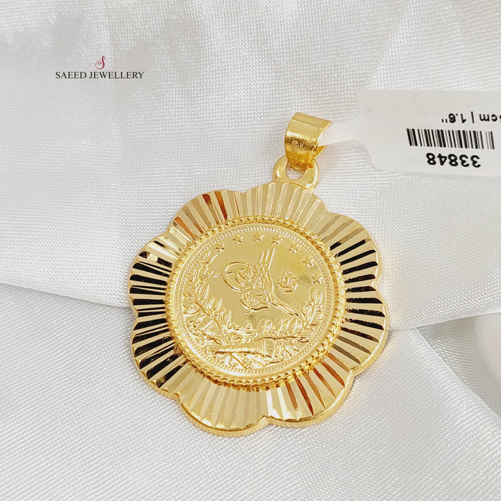 21K تعليقة رشادي-مجوهرات الشيخ سعيد-Saeed Jewelry 