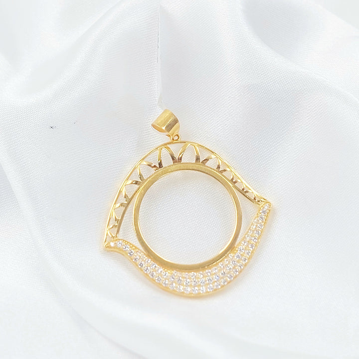 21K تعليقة برواز رشادي-مجوهرات الشيخ سعيد-Saeed Jewelry 