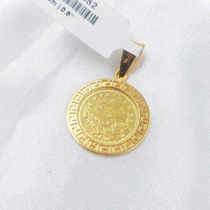 Rashadi Pendant Made of 21K Gold by Saeed Jewelry 