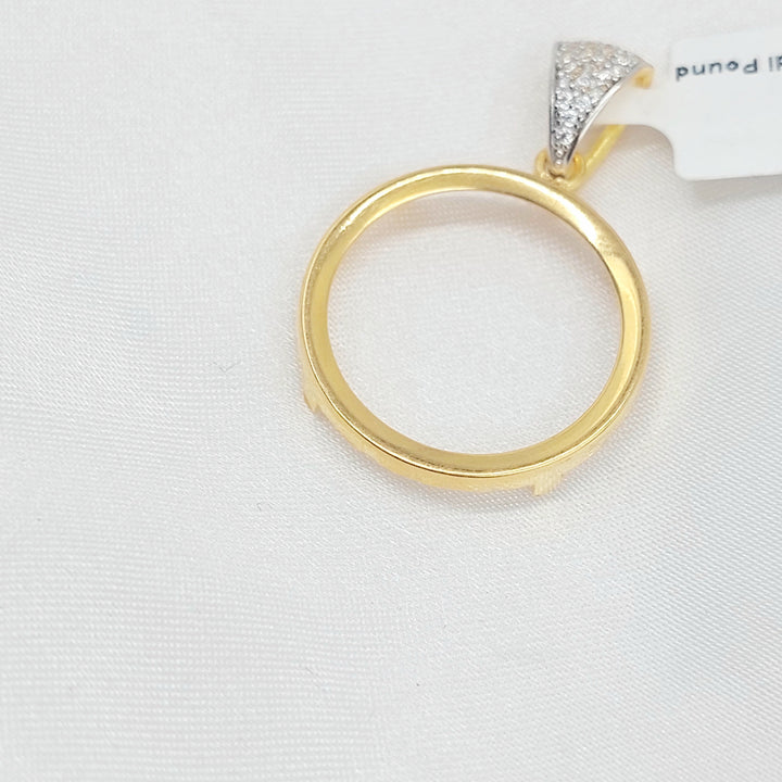 21K تعليقة برواز رشادي-مجوهرات الشيخ سعيد-Saeed Jewelry 