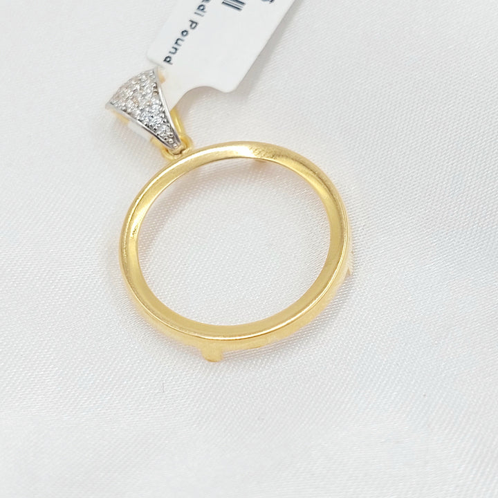 21K تعليقة برواز رشادي-مجوهرات الشيخ سعيد-Saeed Jewelry 