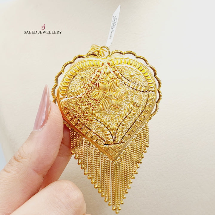 21K تعليقة هندي اكسترا-مجوهرات الشيخ سعيد-Saeed Jewelry 