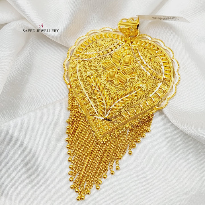 21K تعليقة هندي اكسترا-مجوهرات الشيخ سعيد-Saeed Jewelry 