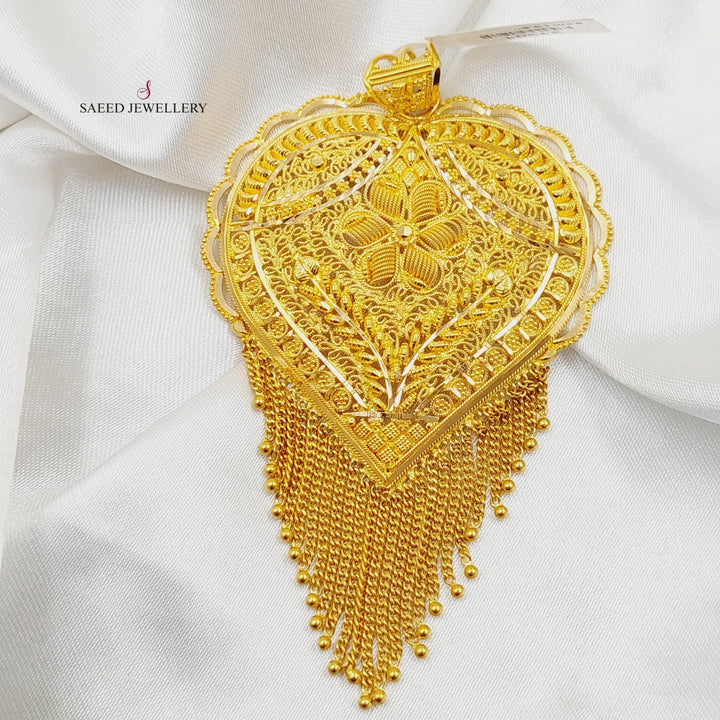 21K تعليقة هندي اكسترا-مجوهرات الشيخ سعيد-Saeed Jewelry 
