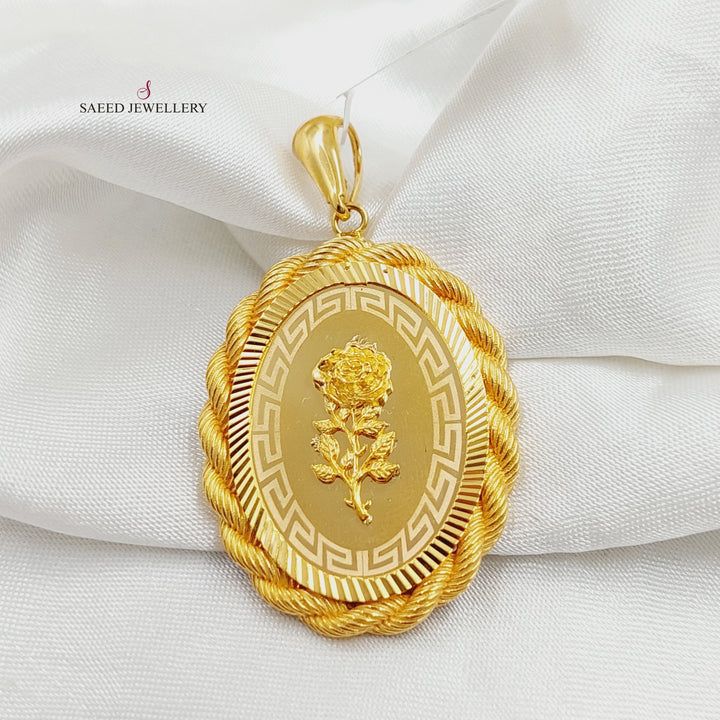 21K Gold Ounce Pendant by Saeed Jewelry - Image 1