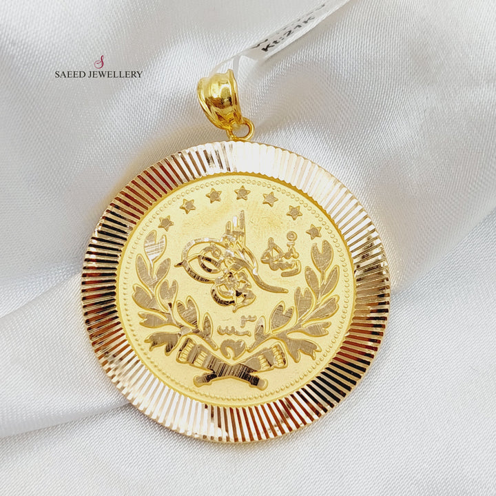 21K Gold Rashadi Pendant by Saeed Jewelry - Image 5