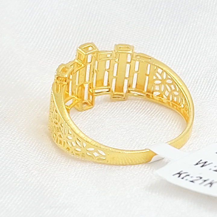 21K خاتم اكسترا-مجوهرات الشيخ سعيد-Saeed Jewelry 