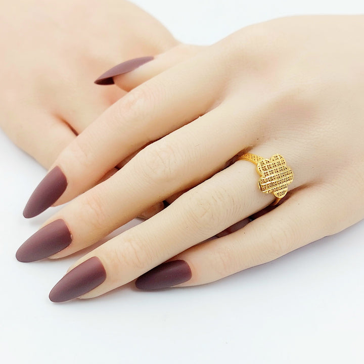 21K خاتم اكسترا-مجوهرات الشيخ سعيد-Saeed Jewelry 