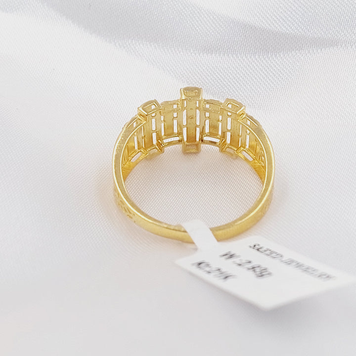 21K خاتم اكسترا-مجوهرات الشيخ سعيد-Saeed Jewelry 