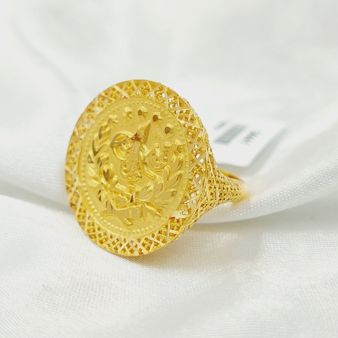 21K خاتم رشادي-مجوهرات الشيخ سعيد-Saeed Jewelry 