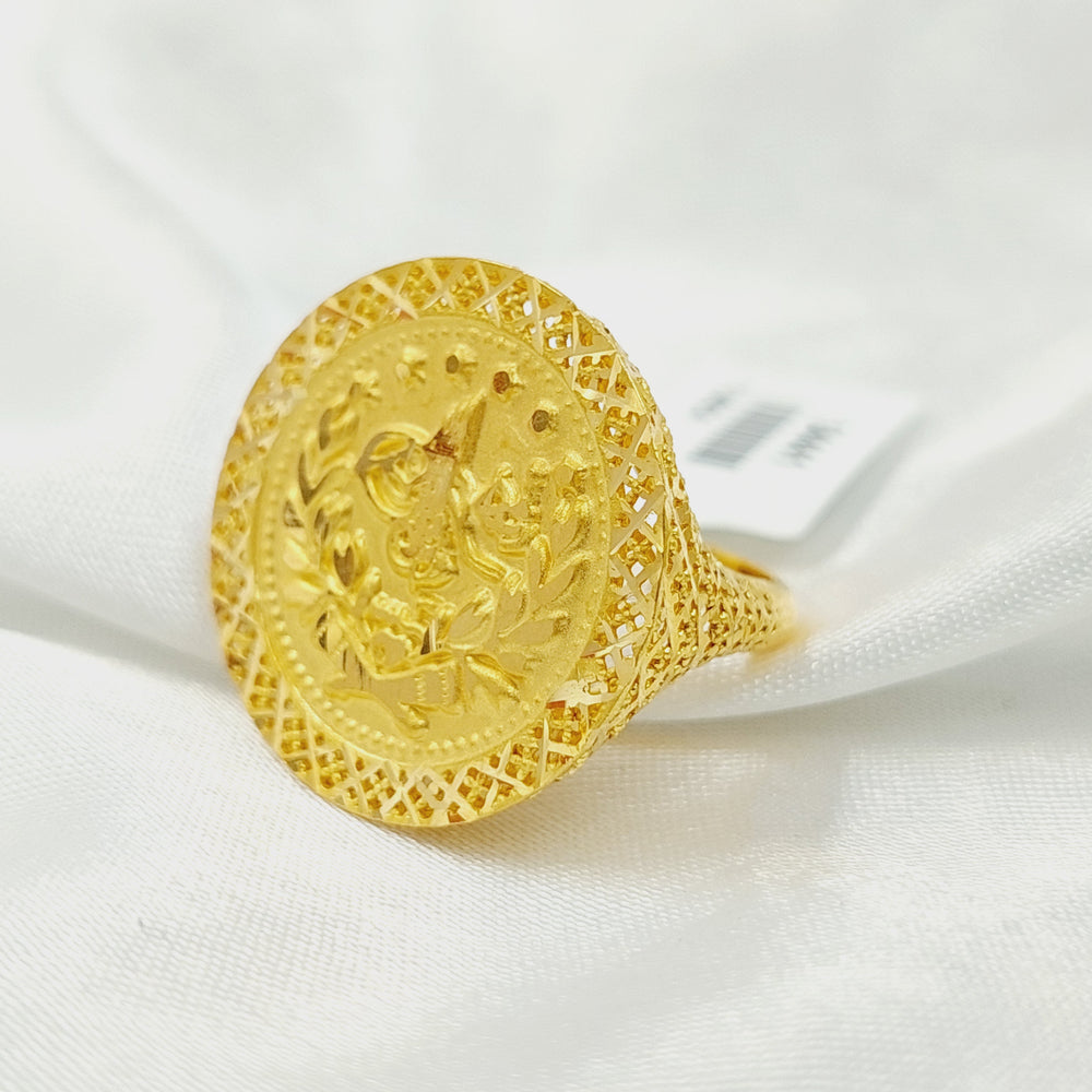 21K خاتم رشادي-مجوهرات الشيخ سعيد-Saeed Jewelry 