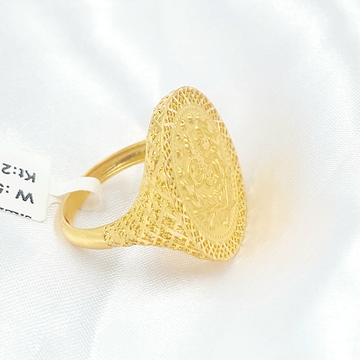 21K خاتم رشادي-مجوهرات الشيخ سعيد-Saeed Jewelry 