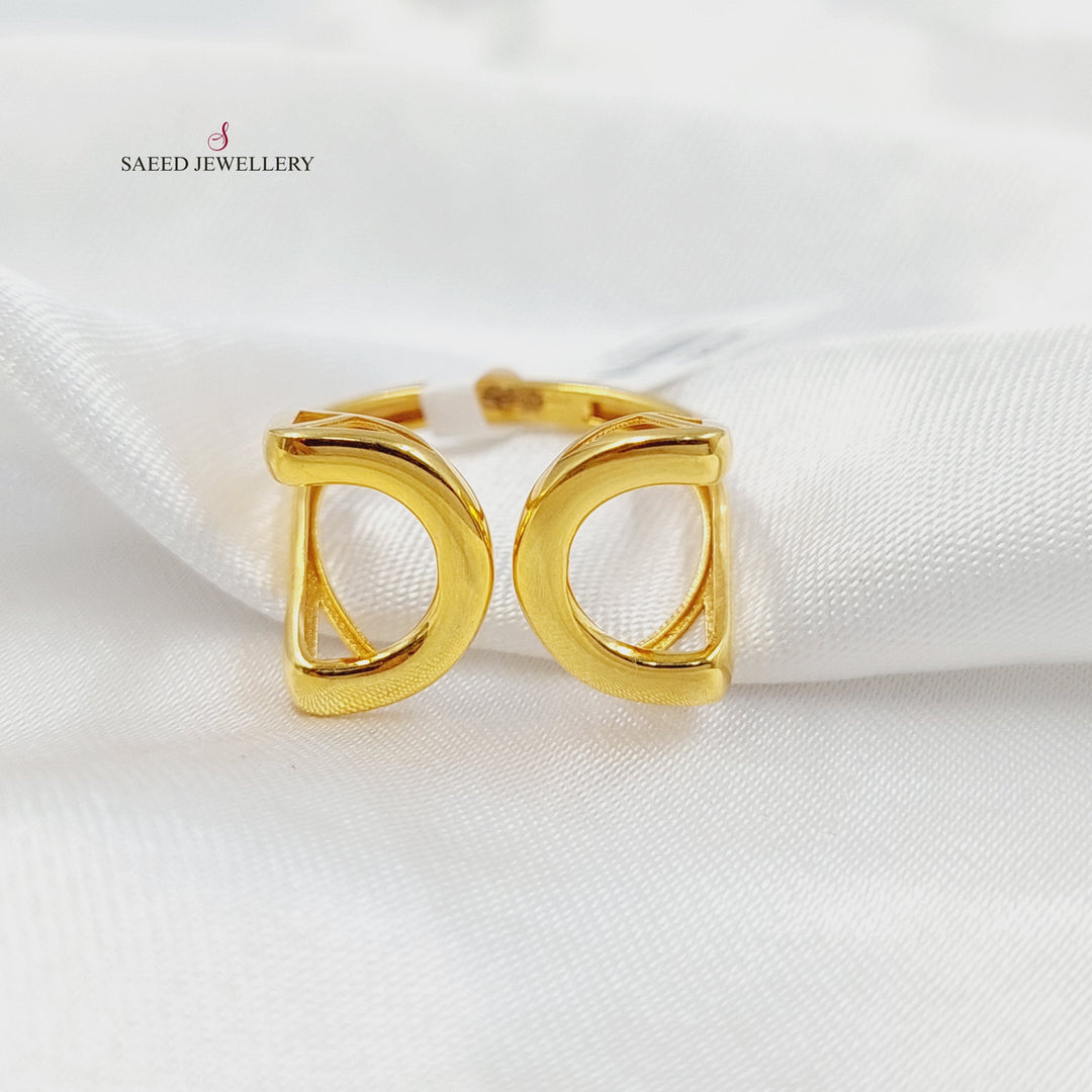 Shoe Ring Made of 21K Gold by Saeed Jewelry 