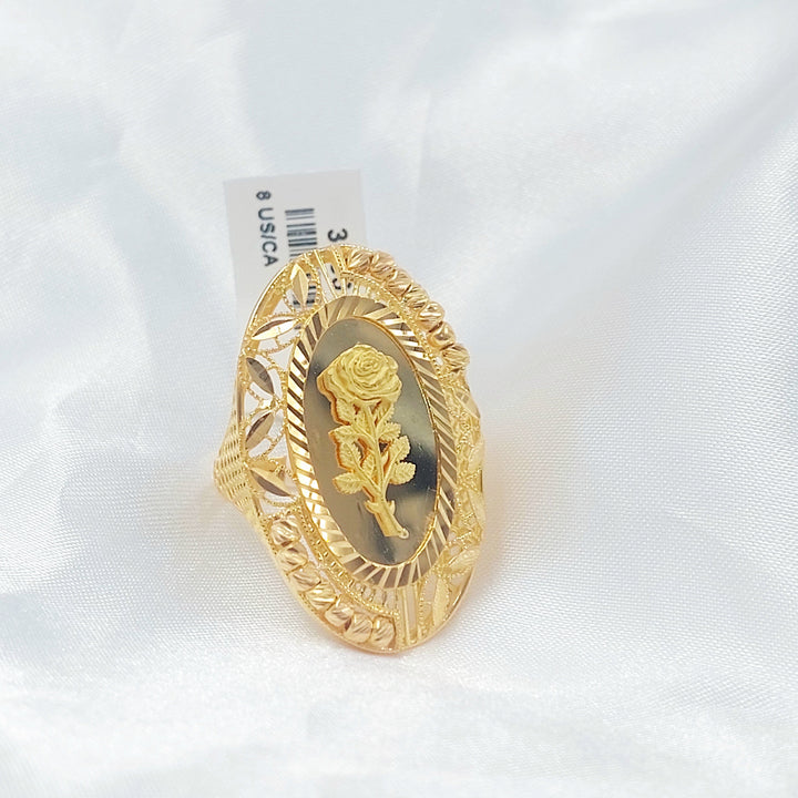 Balls Ounce Ring Made of 21K Gold by Saeed Jewelry 