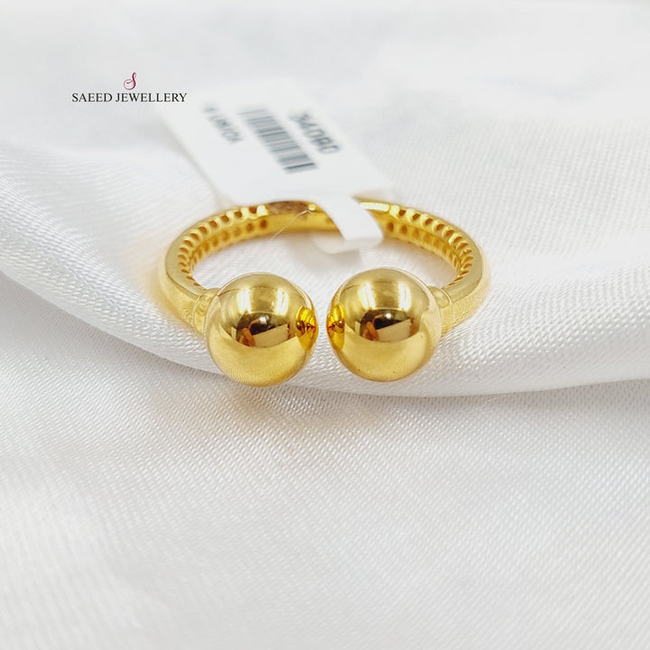 Balls Ring Made of 21K Gold by Saeed Jewelry 