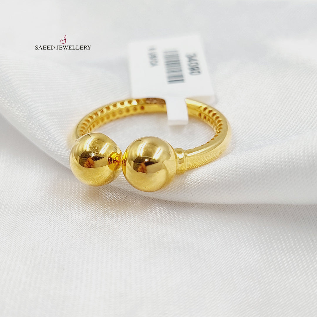 Balls Ring Made of 21K Gold by Saeed Jewelry 