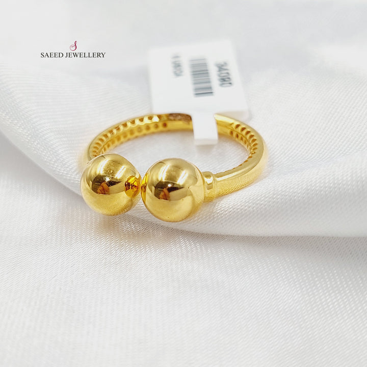 Balls Ring Made of 21K Gold by Saeed Jewelry 