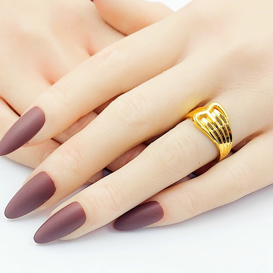 Belt Ring Made of 21K Gold by Saeed Jewelry 