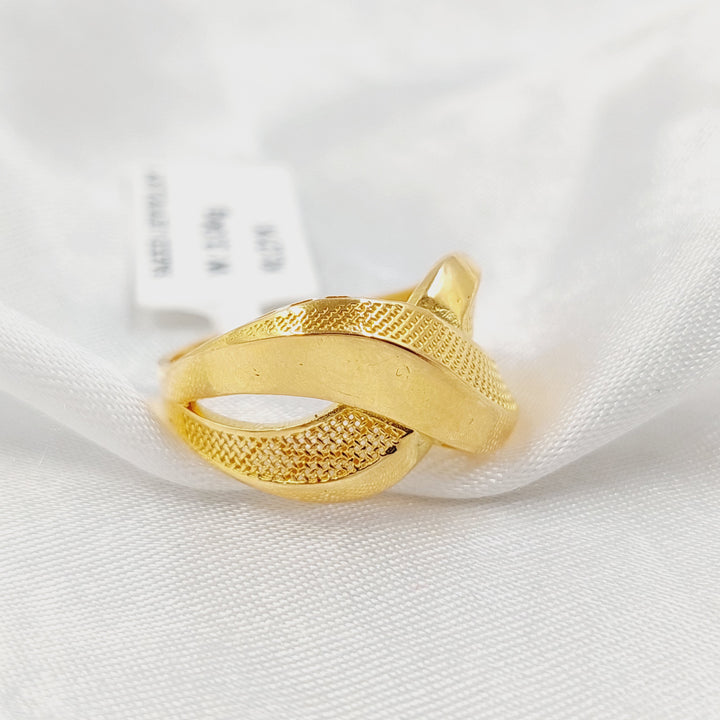 21K خاتم حزام-مجوهرات الشيخ سعيد-Saeed Jewelry 