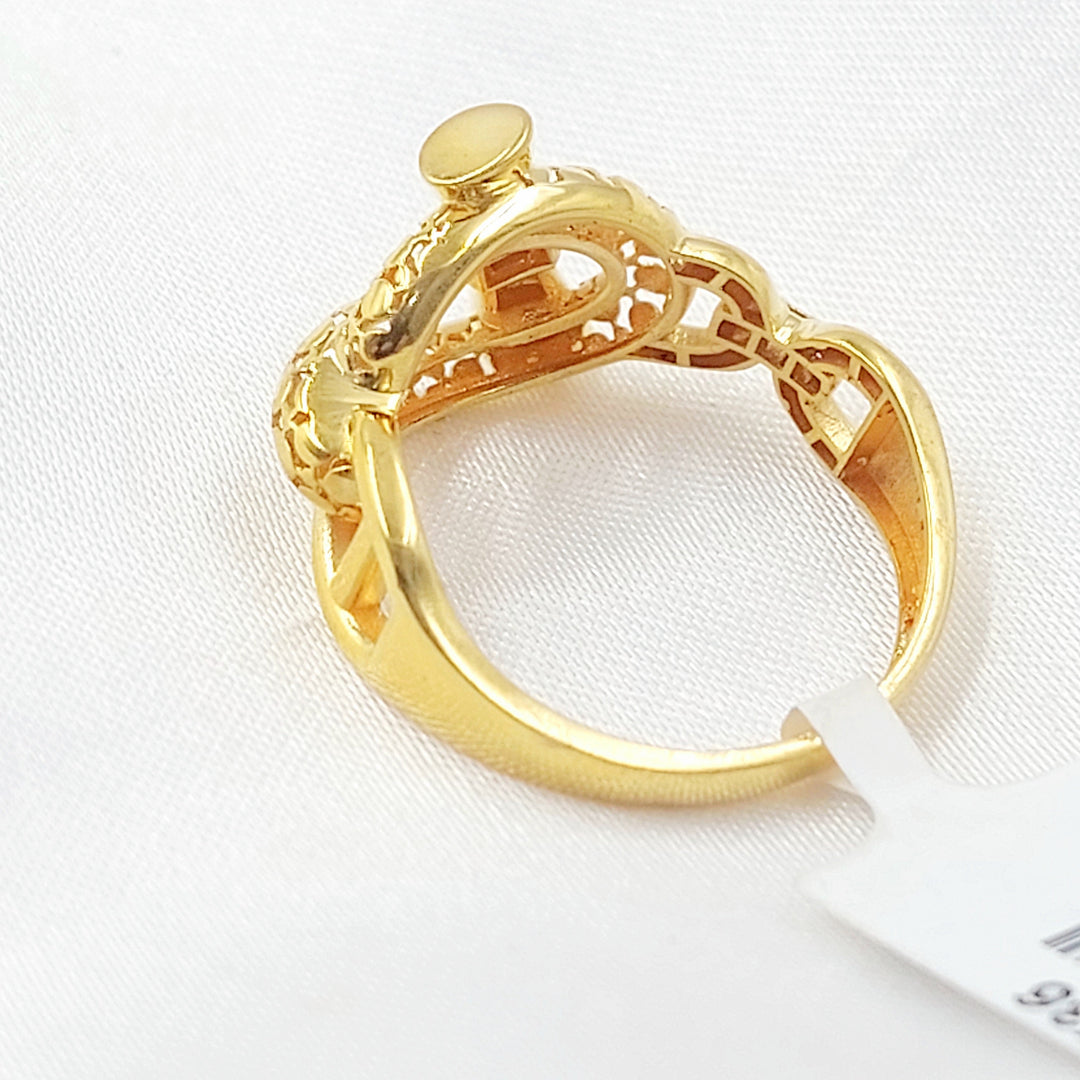 Belt Ring Made of 21K Gold by Saeed Jewelry 