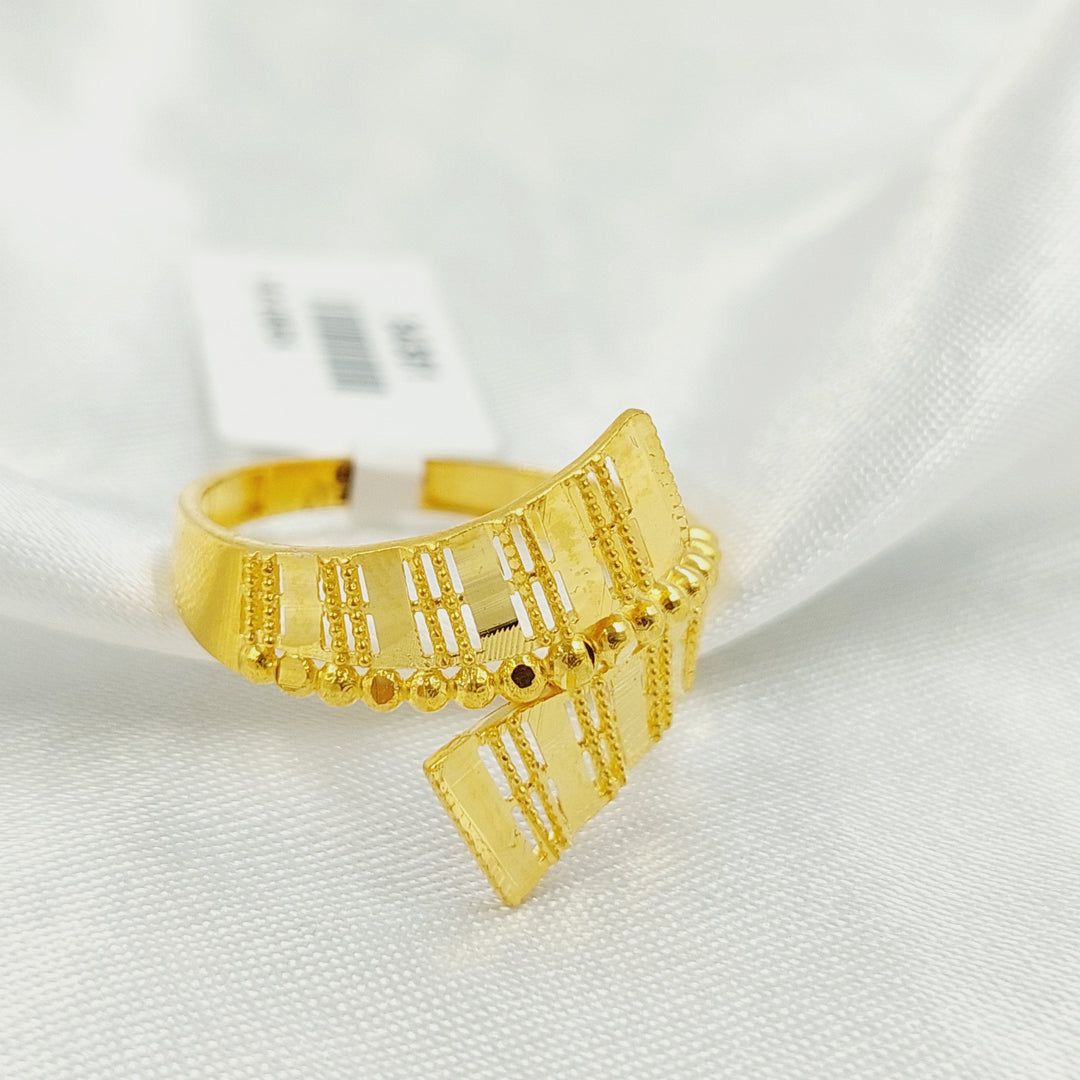 21K خاتم حزام-مجوهرات الشيخ سعيد-Saeed Jewelry 