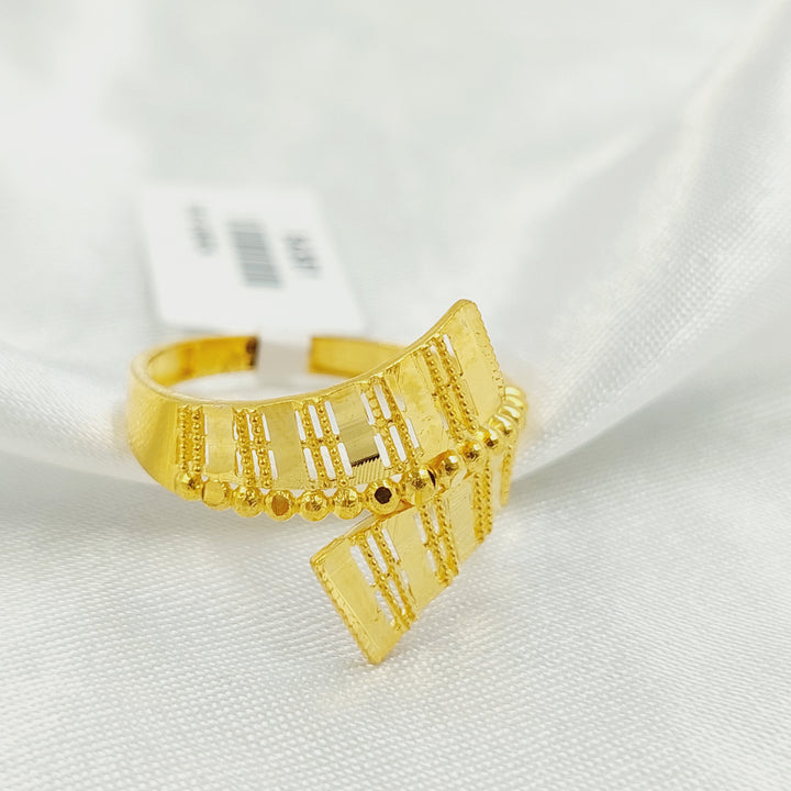 21K خاتم حزام-مجوهرات الشيخ سعيد-Saeed Jewelry 