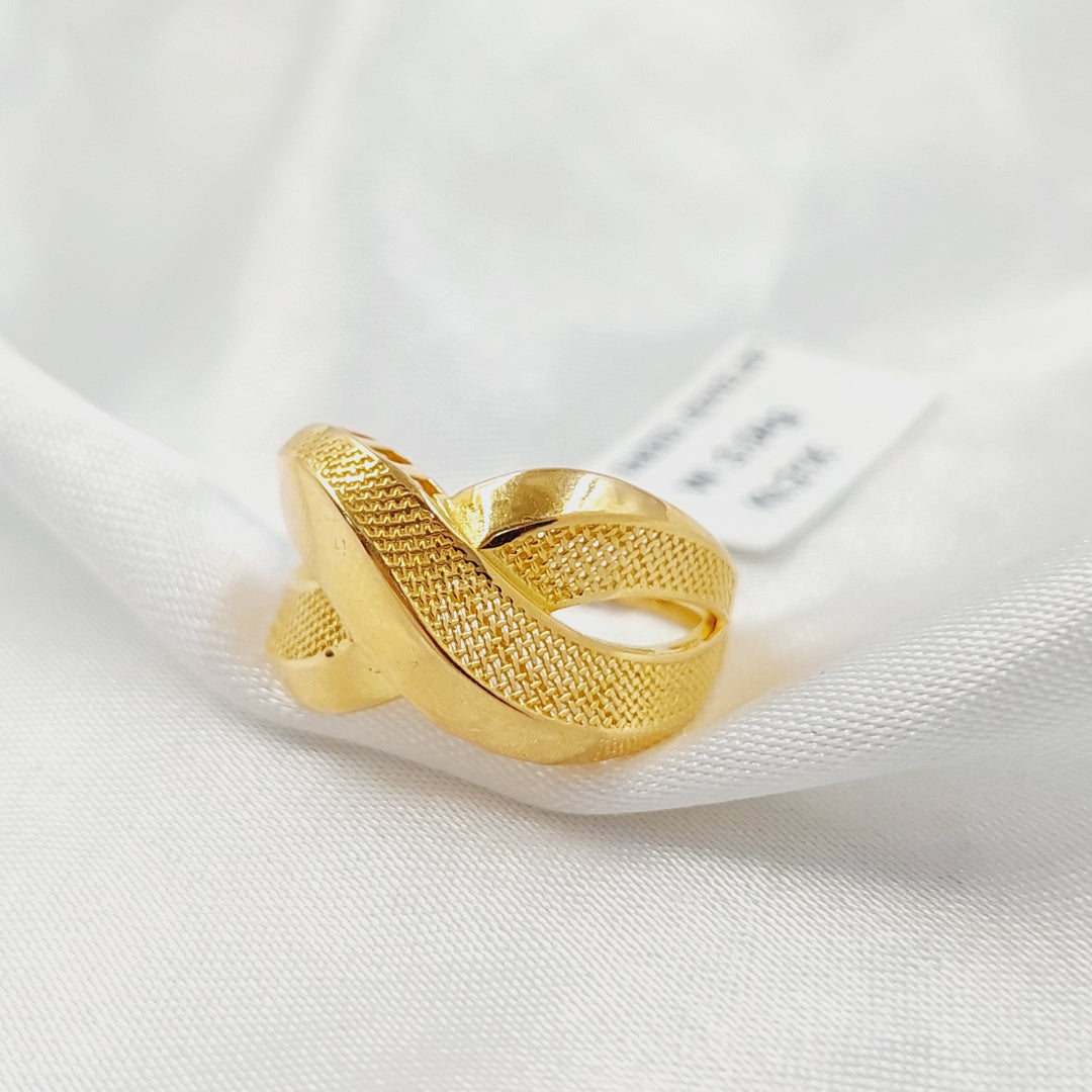 21K خاتم حزام-مجوهرات الشيخ سعيد-Saeed Jewelry 