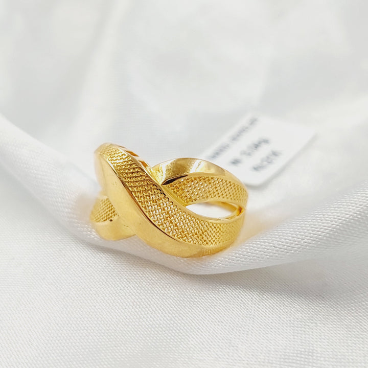 21K خاتم حزام-مجوهرات الشيخ سعيد-Saeed Jewelry 