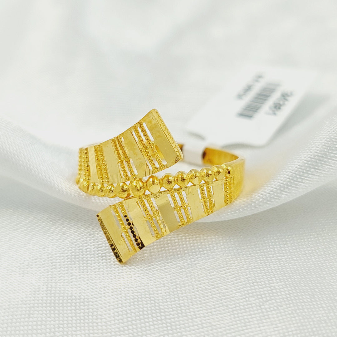 21K خاتم حزام-مجوهرات الشيخ سعيد-Saeed Jewelry 