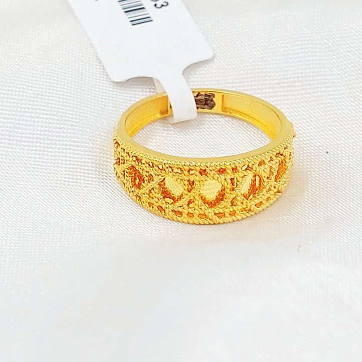 21K خاتم اكسترا-مجوهرات الشيخ سعيد-Saeed Jewelry 