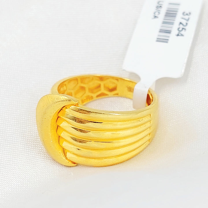 Deluxe Ring Made of 21K Gold by Saeed Jewelry 