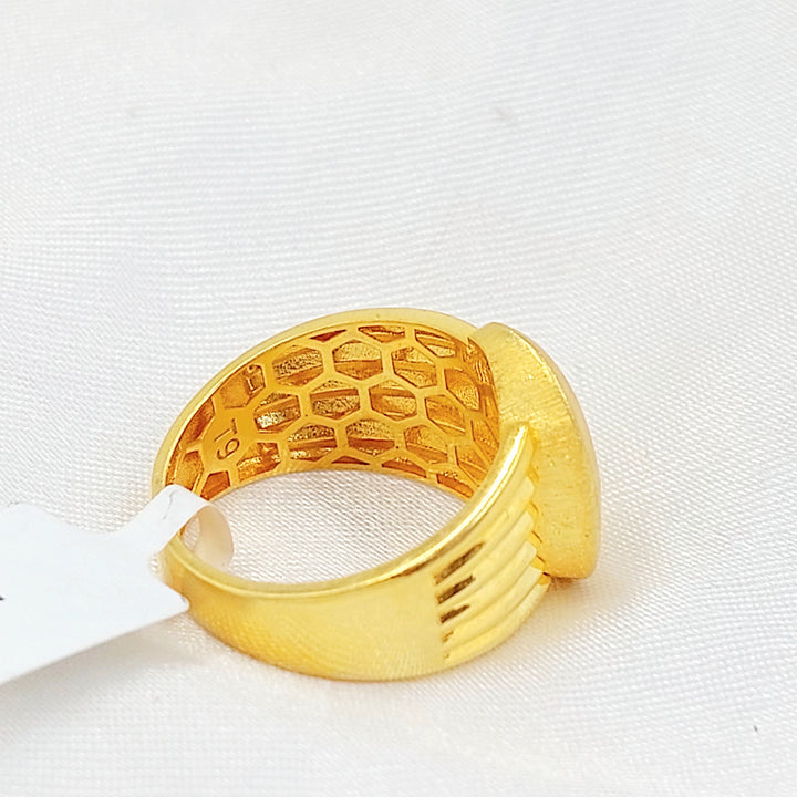 Deluxe Ring Made of 21K Gold by Saeed Jewelry 