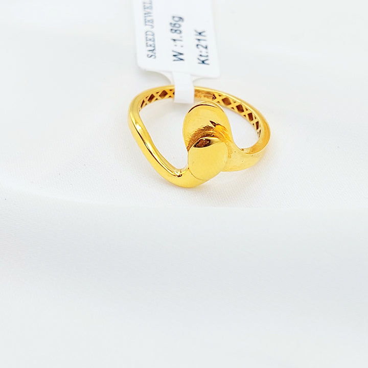 21K خاتم اكسترا-مجوهرات الشيخ سعيد-Saeed Jewelry 