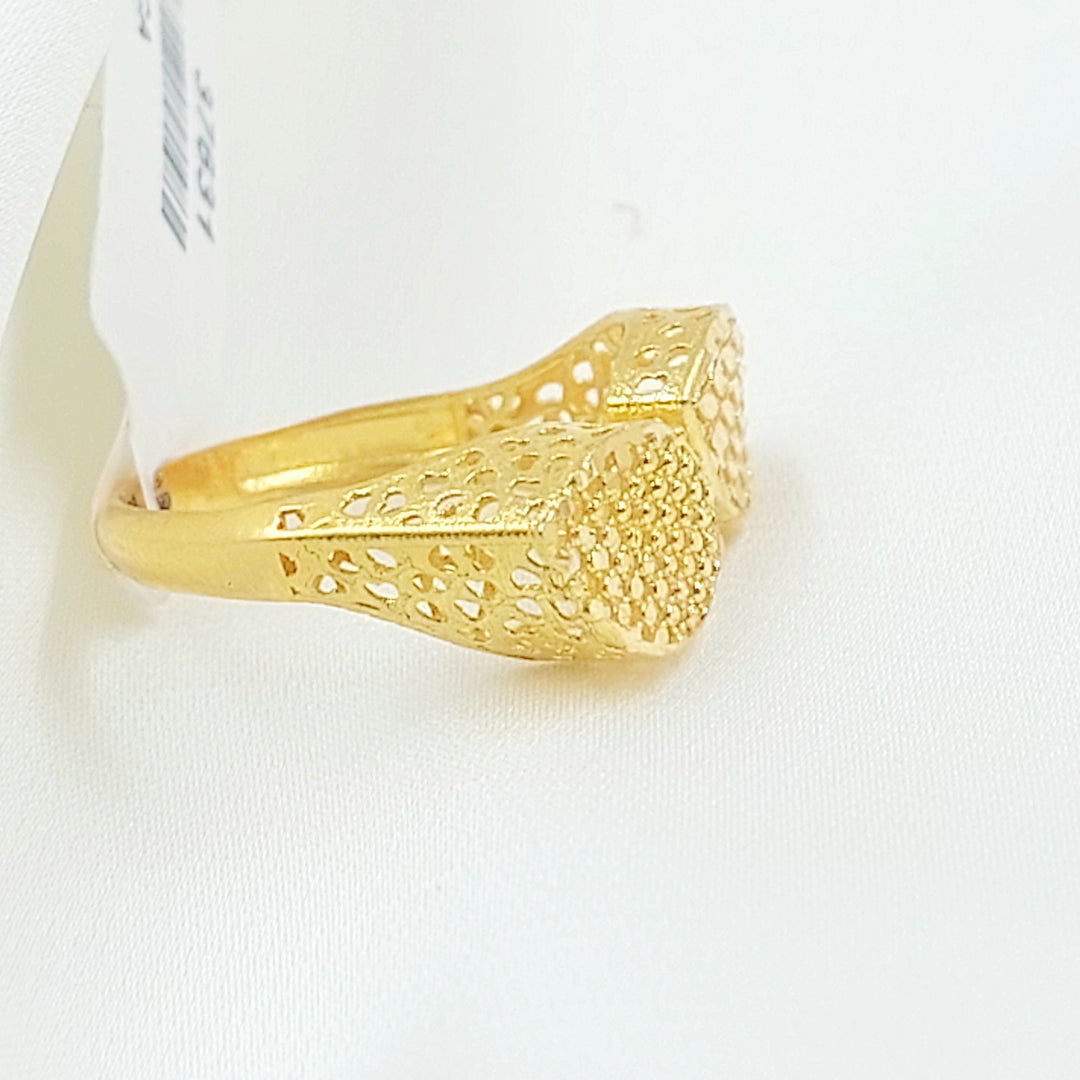 21K خاتم اكسترا-مجوهرات الشيخ سعيد-Saeed Jewelry 