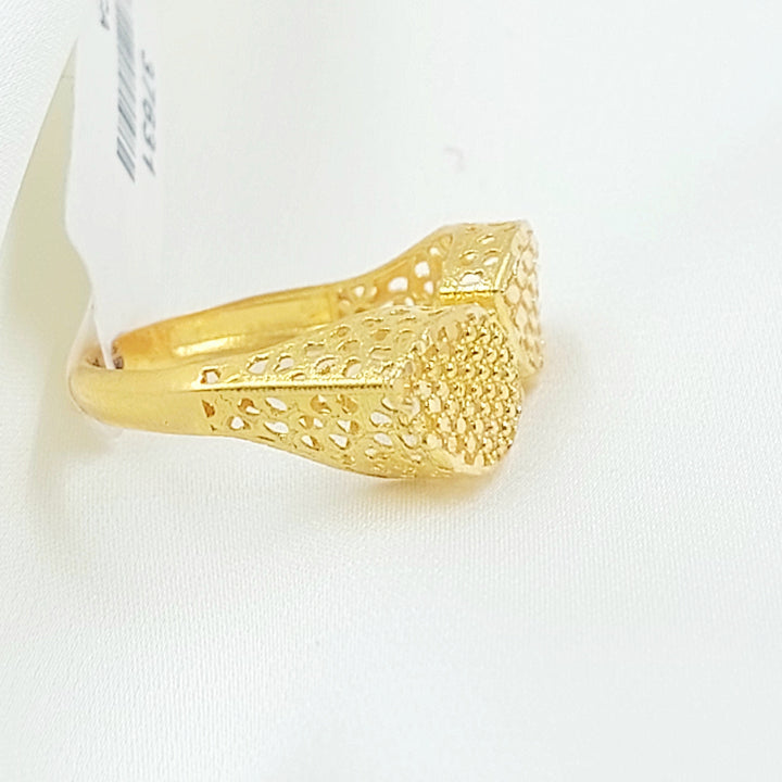 21K خاتم اكسترا-مجوهرات الشيخ سعيد-Saeed Jewelry 