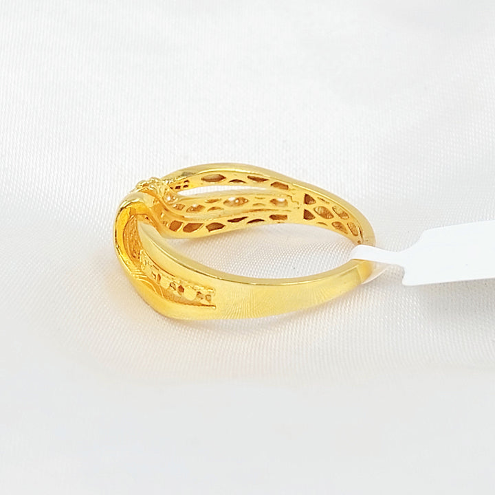 21K خاتم اكسترا-مجوهرات الشيخ سعيد-Saeed Jewelry 