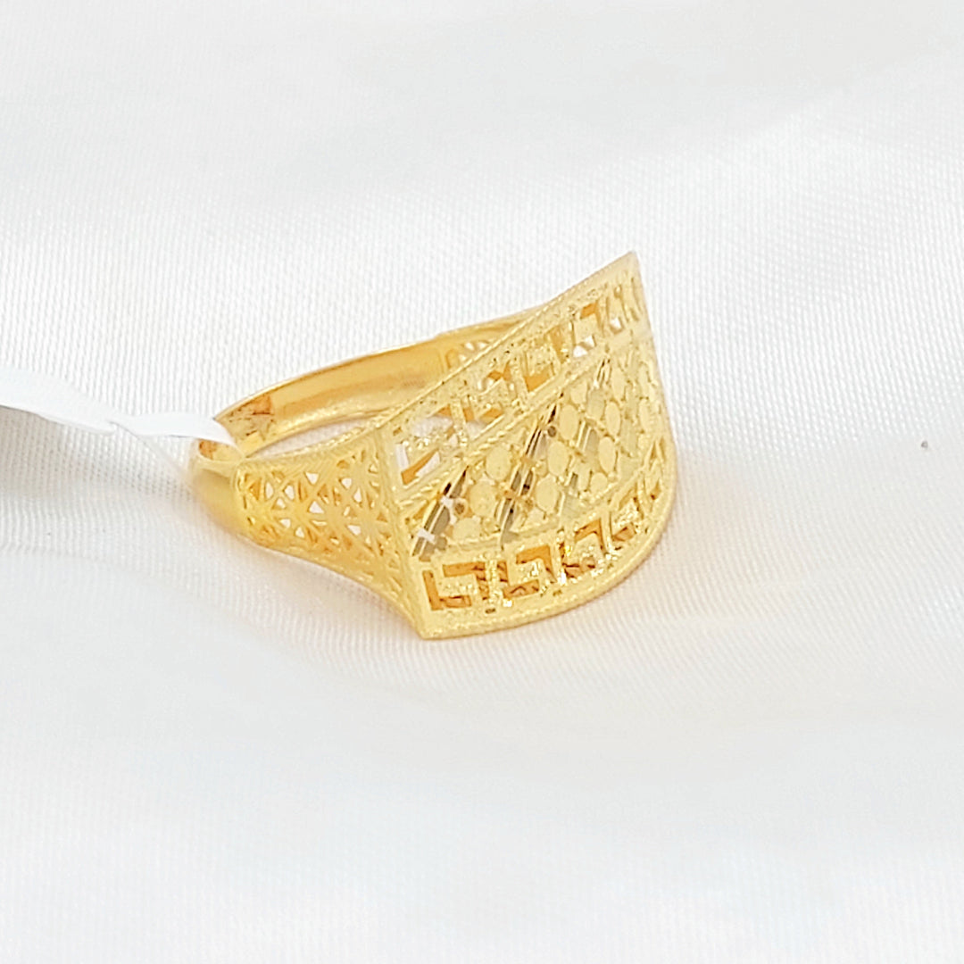 21K خاتم اكسترا اكسترا-مجوهرات الشيخ سعيد-Saeed Jewelry 