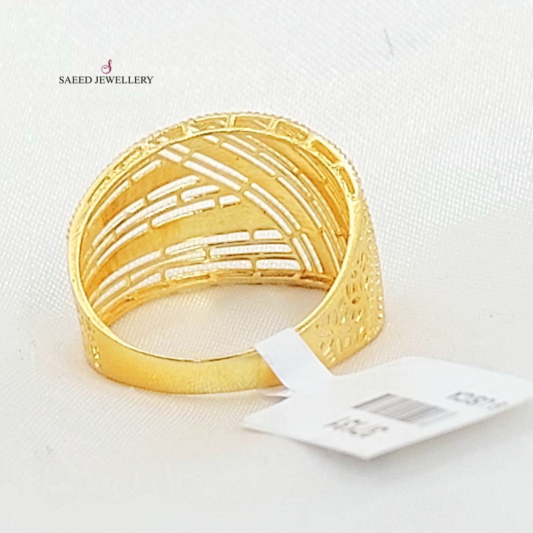 Deluxe Ring Made of 21K Gold by Saeed Jewelry 