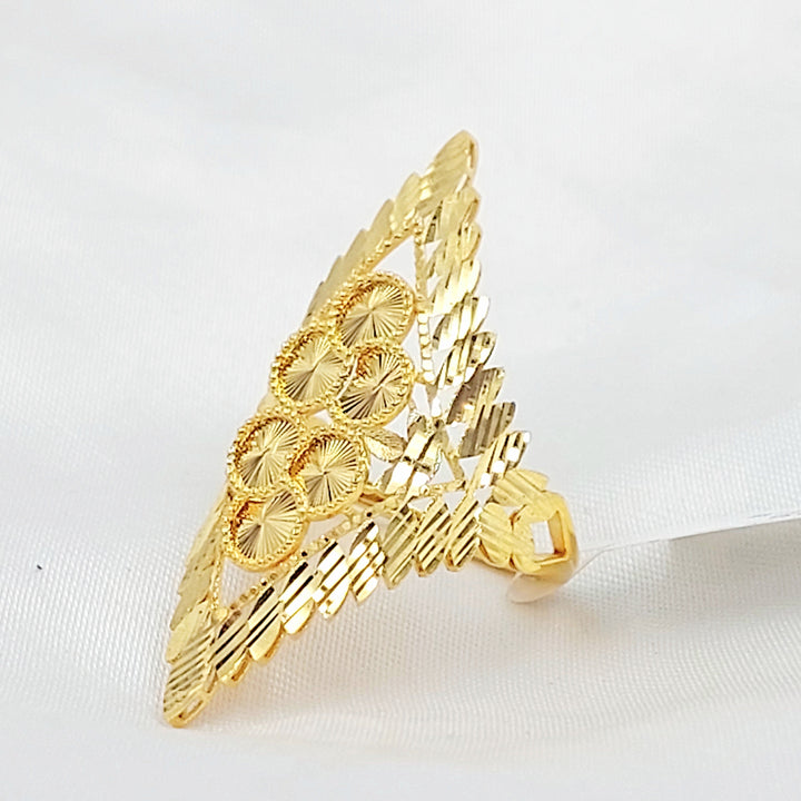 21K خاتم اكسترا-مجوهرات الشيخ سعيد-Saeed Jewelry 