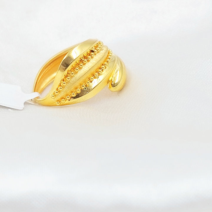 Deluxe Ring Made of 21K Gold by Saeed Jewelry 