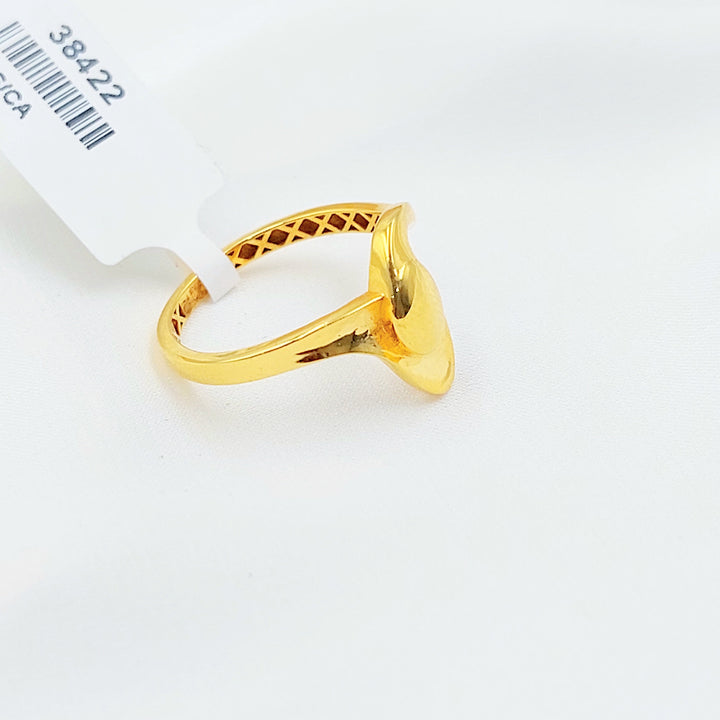 21K خاتم اكسترا-مجوهرات الشيخ سعيد-Saeed Jewelry 