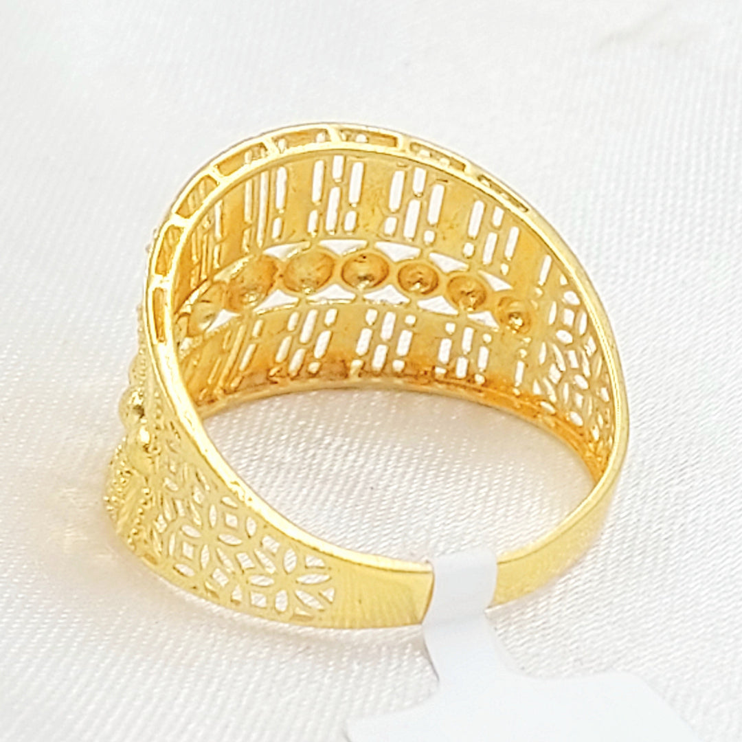 Deluxe Ring Made of 21K Gold by Saeed Jewelry 