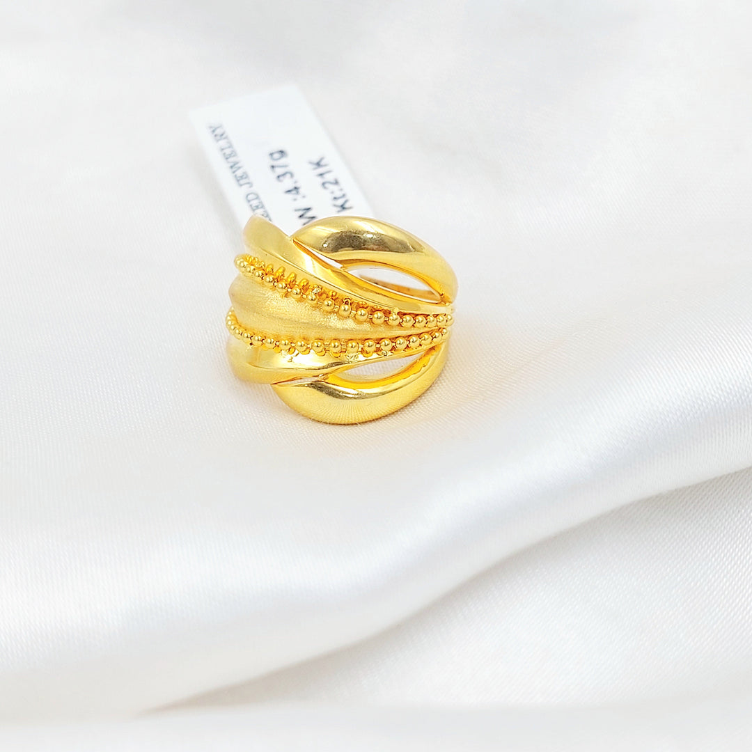 Deluxe Ring Made of 21K Gold by Saeed Jewelry 
